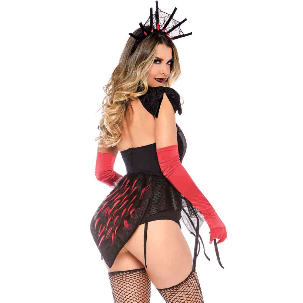 Leg Avenue - Spider Queen Costume - Noir